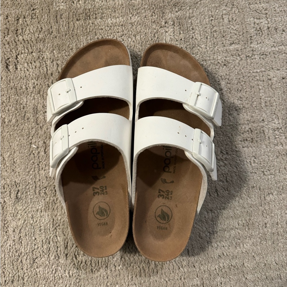 White Birkenstocks